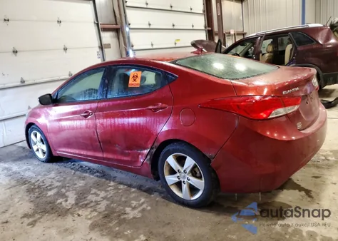 2013 Hyundai Elantra Gls z USA, uszkodzony, nr VIN 5NPDH4AE4DH242861